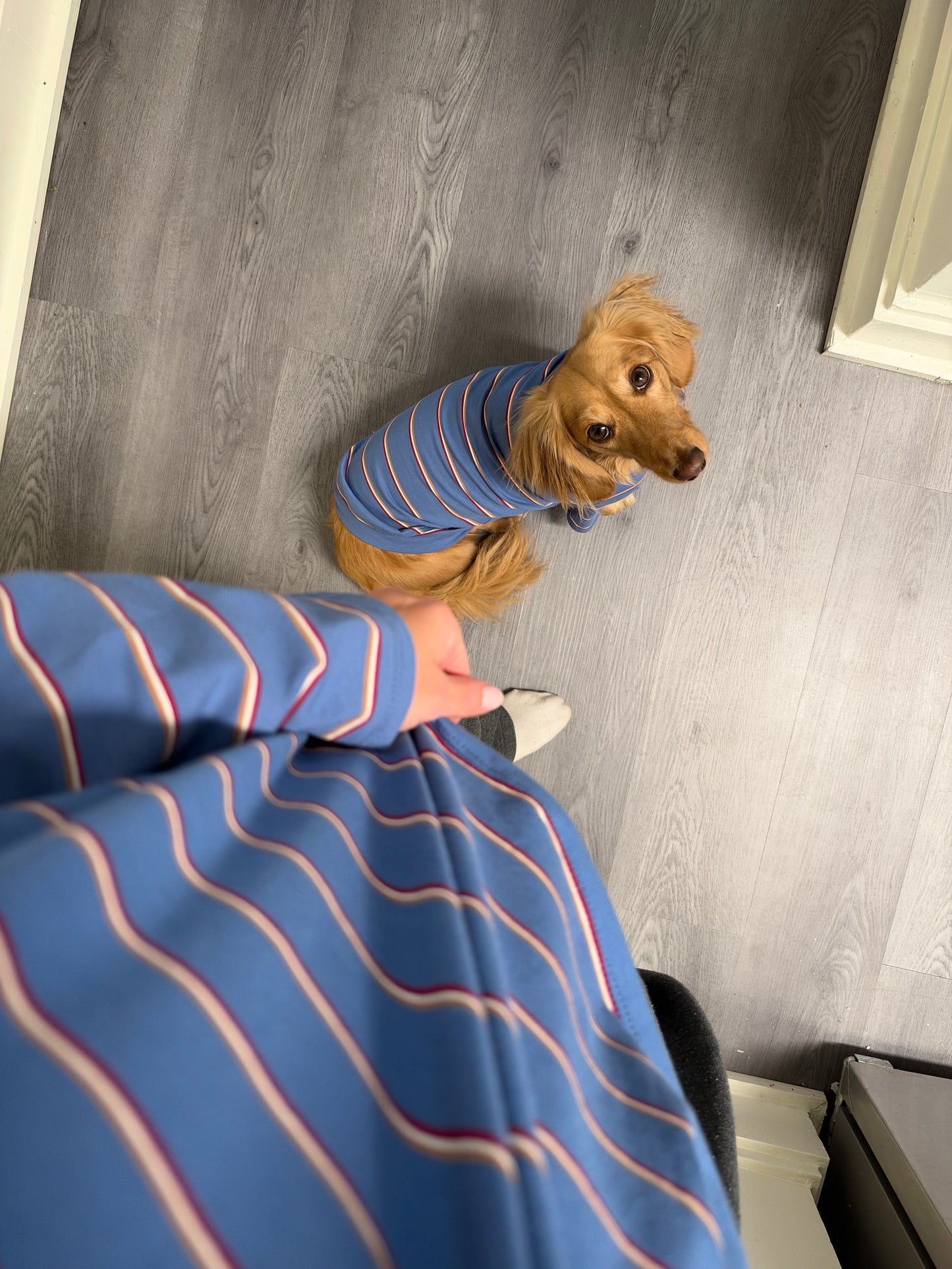 Sunday Blues Matching Set