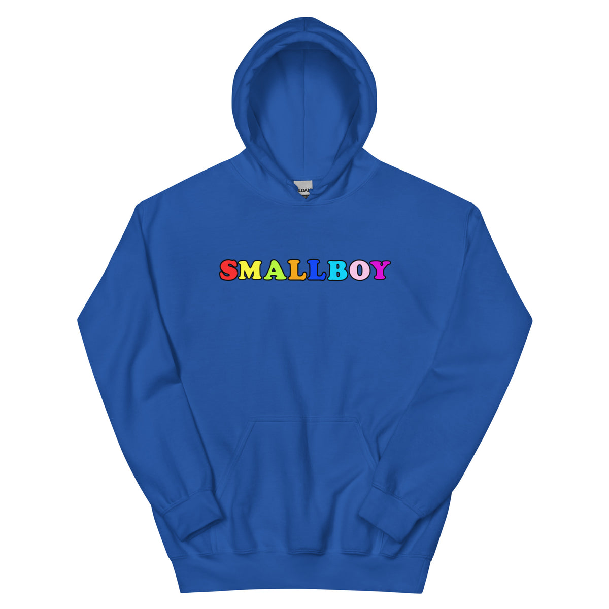 Smallboy Rainbow Unisex Hoodie — front view
